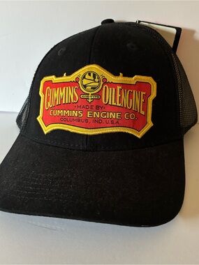Cummins Oil Engine Retro Trucker Hat New With Tags
